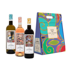 Château Nico Lazaridi Dry Red & White & Rosé Wines in giftbox