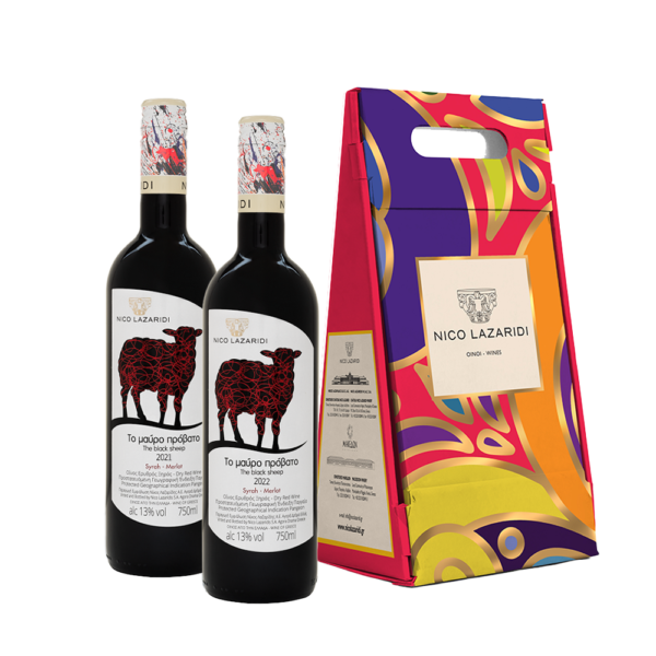 The Black Sheep Vintage Dry Red Wines 2021 & 2022 in giftbox