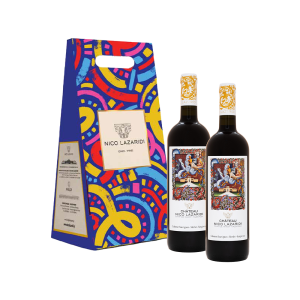 Château Nico Lazaridi Dry Red Wines in giftbox
