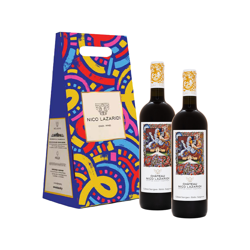 CHATEAURED Château Nico Lazaridi Dry Red Wines in giftbox