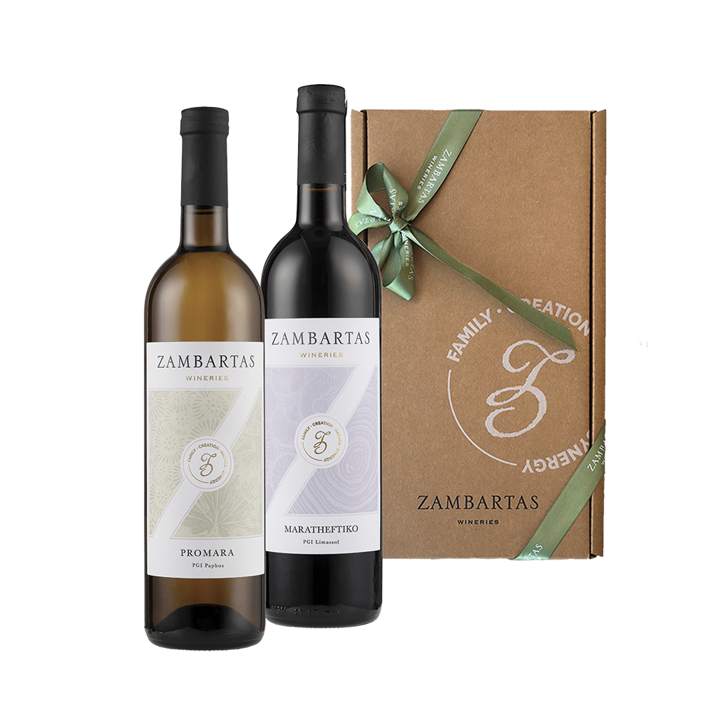 zambartas-giftbox-2025 Zambartas Giftbox 2x75cl White & Red Dry Wines